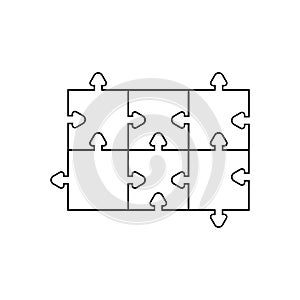 Puzzle vector icon vector