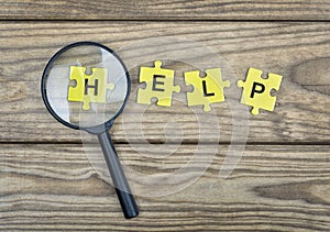 Puzzle with word Help