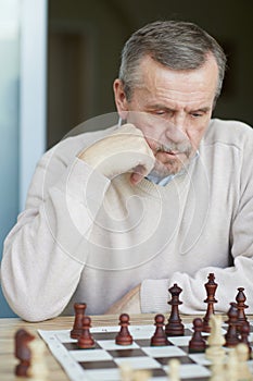 Puzzled old grandmaster