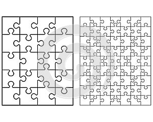 Puzzles, separate pieces