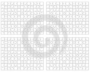 Puzzles, separate pieces