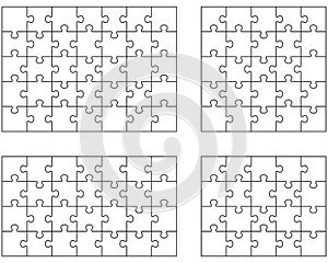 Puzzles, separate pieces