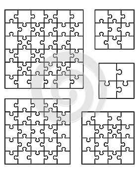 Puzzles, separate pieces