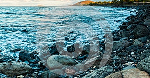 PuÊ»u ÅŒlaÊ»i Cinder Cone Above Makena Beach in The Distance