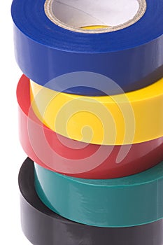 PVC Electrical Tapes Isolated