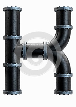 PVC Pipe Letter Concept