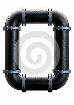 PVC Pipe Letter Concept