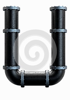 PVC Pipe Letter Concept