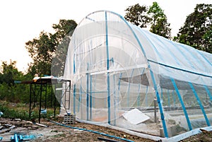 PVC Structured Greenhouse in Rural of Thailand