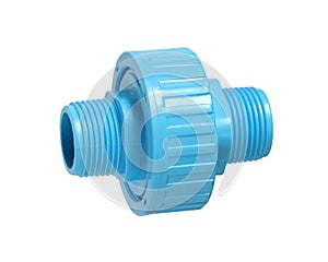 PVC union pipe coupling fitting connector