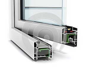 PVC window detail