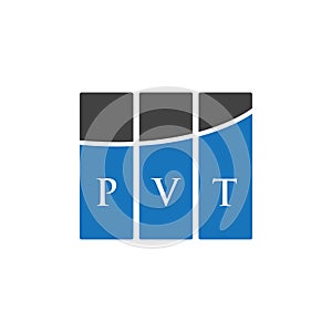 PVT letter logo design on WHITE background. PVT creative initials letter logo concept. PVT letter design