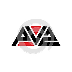 PVZ triangle letter logo design with triangle shape. PVZ triangle logo design monogram. PVZ triangle vector logo template with red