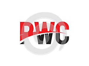 PWC Letter Initial Logo Design Vector Illustration