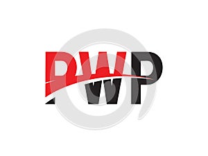 PWP Letter Initial Logo Design Vector Illustration