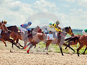 PYATIGORSK,RUSSIA - JULY 7: race for the Big prize OaKS on July