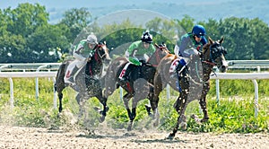 Horse racing for the prize in honor of the mare Big Tric