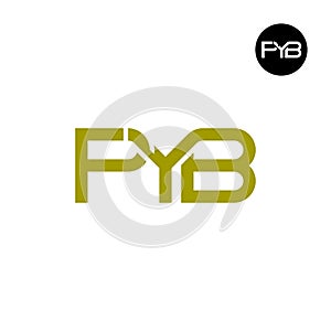 PYB Logo Letter Monogram Design