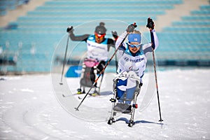 Pyeongchang 2018 March 14th Biathlon center - in Cross-Country S