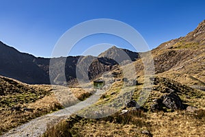 Pyg or miners track Snowdonia Mountain range