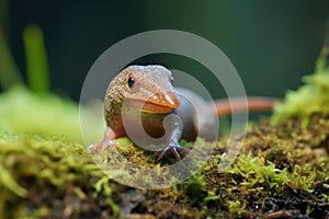 pygmy shrew with an insect in its mouth, whiskers twitching