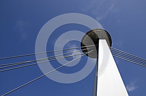 The pylon of the bridge