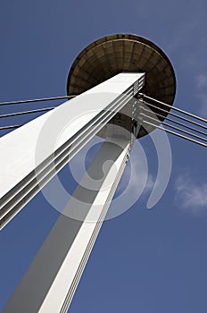 The pylon of the bridge