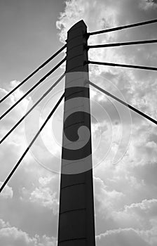 Pylon cable-stayed bridge