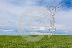 Pylon in the field