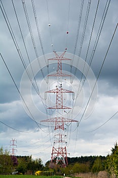 Pylon of high voltage transmission line