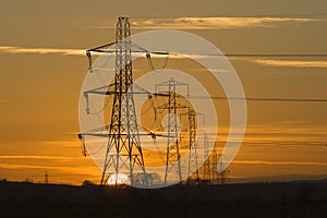 Pylon sunset