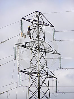 Pylon worker photo