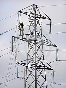 Pylon worker 2 photo