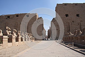 Pylons Karnak Temple Luxor, Egypt