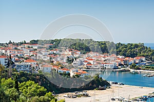 Pylos town (Navarino) it\'s a historic port in Messinia, Greece