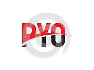 PYO Letter Initial Logo Design Vector Illustration