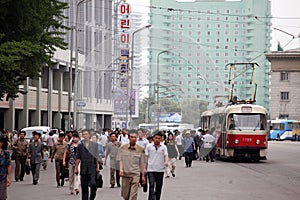 Pyongyang cityscape 2013