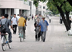 Pyongyang streetscape 2013