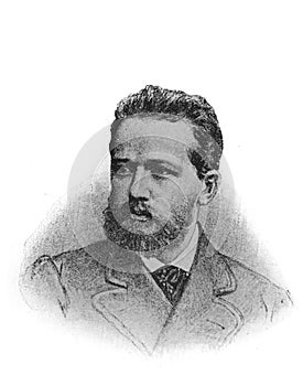 Pyotr Ilyich Tchaikovsky, was a Russian composer of the Romantic period in the old book Biographies of famous composers by A. photo