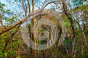 Pyramid of ancient complex Koh Ker, Cambodia photo