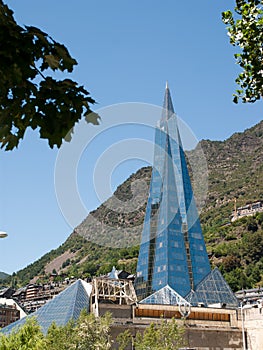 The pyramid in Andorra la Vella