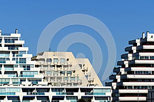 Pyramid buildings in La Grande Motte