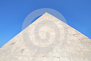 Pyramid of Caius Cestius Rome Italy