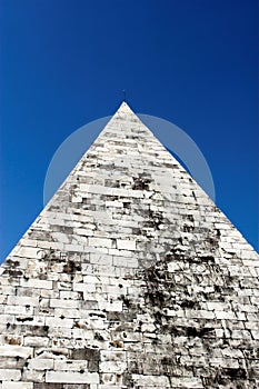 Pyramid of Cestius is Egyptian