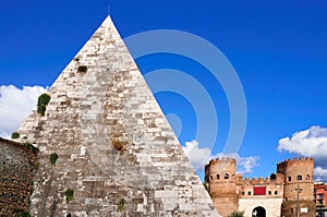 Pyramid of Cestius, Rome