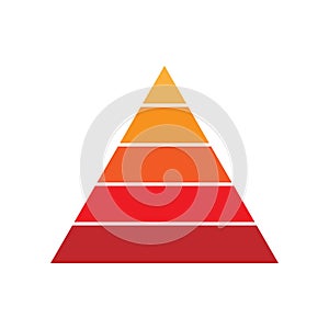 pyramid chart graph infographics diagram