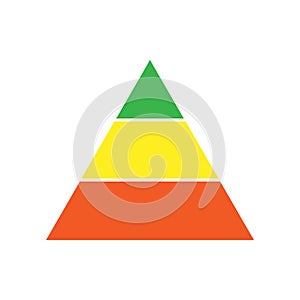 pyramid chart graph infographics diagram