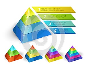 Pyramid chart templates