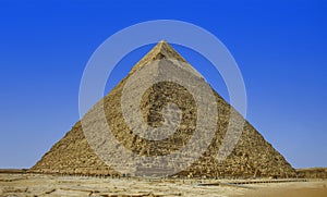 The Pyramid of Chephren in Kairo, Egypt