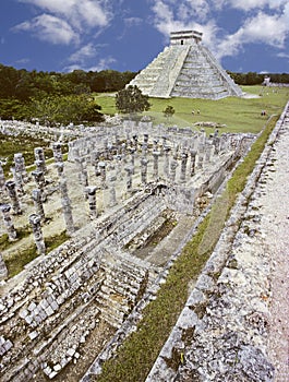 Pyramid at Chichen-Itza, Mexico